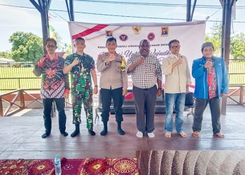 Kolaborasi BNPT dan FKPT Papua Barat Sosialisasi Kenduri Wujudkan Desa Siaga di Mansel