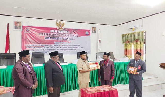Pemerintah Daerah dan DPRD Sepakati Dokumen KUA/PPAS Perubahan Tahun Anggaran 2024