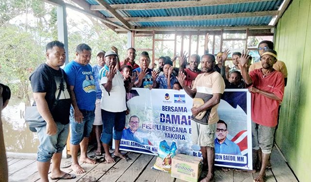 Pasbalon DAMAI Peduli Korban Banjir Yakora-Teluk Bintuni