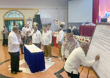 KPU Papua Barat Menggelar Deklarasi Kampanye Humanis dan Doa Bersama