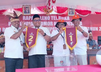 BERBUDI Dapat Nomor Urut 1 dan HERO Nomor Urut 2