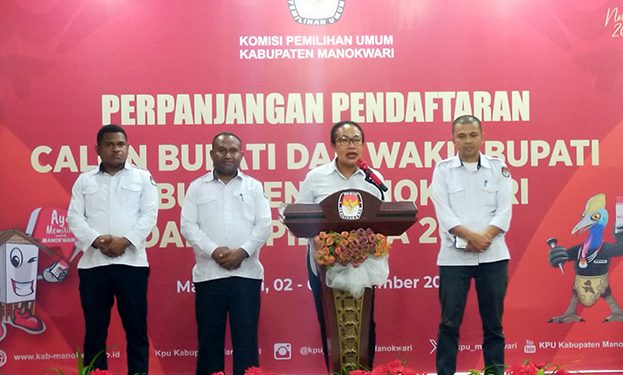 Pasangan Boneftar-Waluyo Telah Membuka Silon di KPU Manokwari