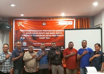 KPU Pegaf Selesaikan Verifikasi Dokumen Calon DOMAN dan MADAN