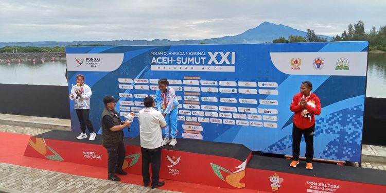 16 Tahun Puasa, Herlin Lali Pecah ‘Telor’ Sumbang Emas Perdana untuk Papua Barat Cabor Dayung