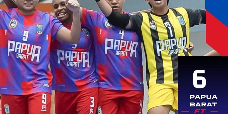 Raih Perunggu, Tim Putri Futsal Papua Barat Pulangkan Tim Tuan Rumah Tanpa Gelar