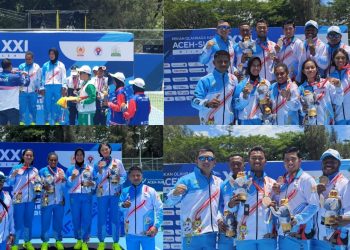 Atlit Tenis Beregu Papua Barat Sumbang 2 Perunggu