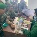 Kodam XVIII Kasuari Gelar Bhakti Kesehatan dan Aksi Donor Darah