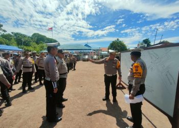 Polda Papua Barat Adakan Simulasi Pengamanan Jelang Penetapan Calon