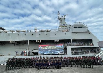 Puluhan Siswa Korp Listrik Satdik 3 Jalani Latihan Tempur