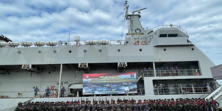 Puluhan Siswa Korp Listrik Satdik 3 Jalani Latihan Tempur