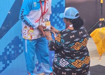 Elly Aronggear Menambah Satu Medali Perunggu dari Cabor Dayung PON XXI