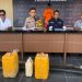 Polres Sorong Memusnahkan Ribuan Liter Minuman Keras