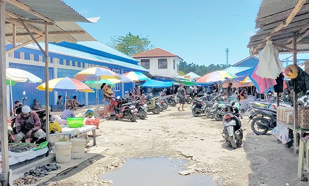 Parkir dan Penarikan Karcis Kendaraan di Pasar Wosi akan Ditertibkan