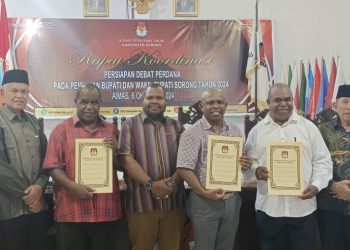 Debat Kandidat I Segera Dimulai, Paslon Bupati Sorong akan Adu Gagasan