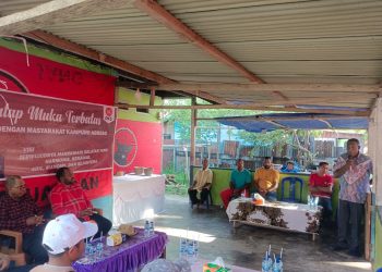 Dukung Pasangan BERMAKNA, Masyarakat Tobou Titip Pembangunan Mansel