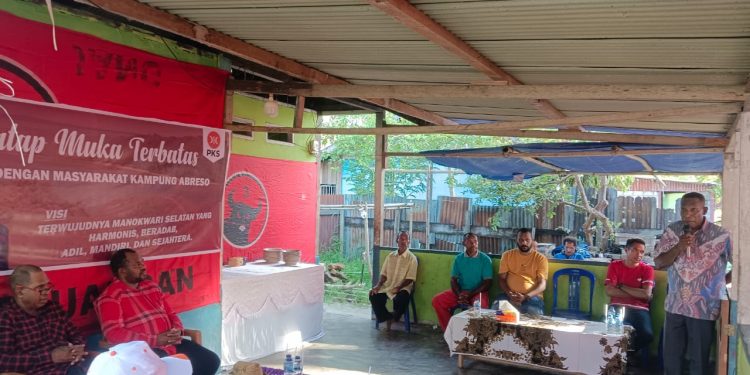 Dukung Pasangan BERMAKNA, Masyarakat Tobou Titip Pembangunan Mansel
