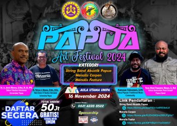 Fahutan, Pena Kreatif Papua Barat dan Papuan Music Traditional Gelar Papua Art Festival 2024