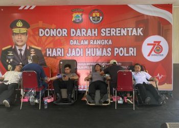 Peringati Hari Jadi Humas Polri ke-73, Polda Papua Barat Gelar Donor Darah