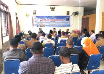 Badan Kesbangpol Kabupaten Sorong Gelar Rakor Lintas Tokoh
