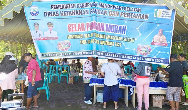 DKPP Mansel Gelar Pasar Pangan Murah