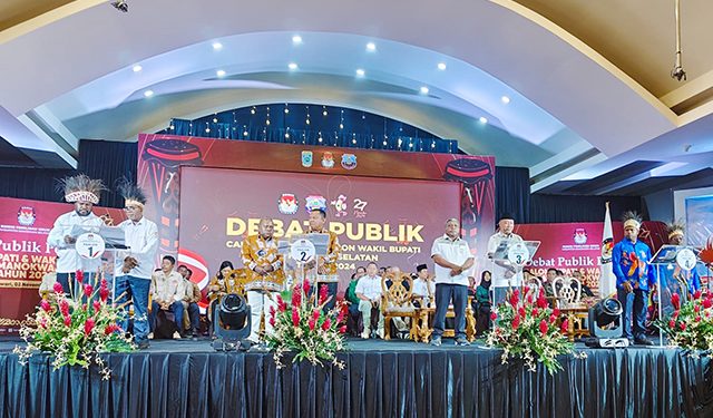 Debat Publik, Empat Palson Bupati-Wakil Bupati Mansel Beradu Visi-Misi