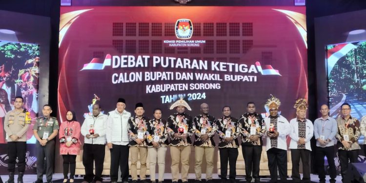 Debat Pamungkas Calon Bupati Sorong: Adu Gagasan dan Komitmen Membangun Daerah