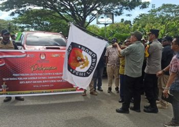 Logistik Pemilukada Kabupaten Sorong 2024 Mulai Didistribusikan