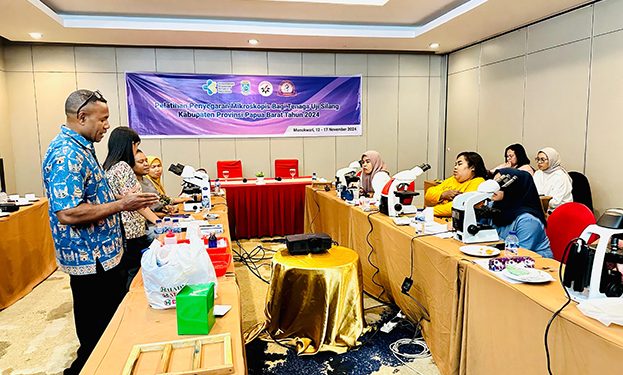 Pelatihan Uji Silang, Upaya Eliminasi Malaria di Papua Barat Tahun 2030