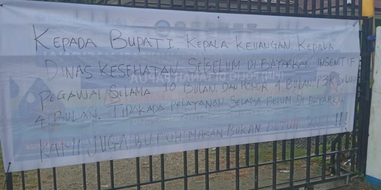 Nakes Puskesmas Pasir Putih Mogok Kerja