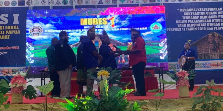 Mubes I Perkumpulan Asosiasi Lokal Kontraktor OAP Sukses Terselenggara
