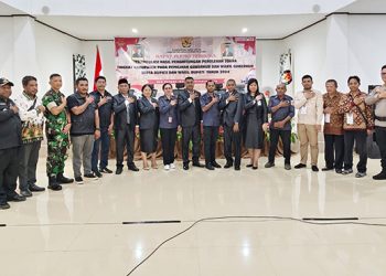 KPU Mansel Tetapkan Hasil Pemilihan Bupati dan Wabup, Pasangan BERMAKNA Peroleh Suara Terbanyak 10.138 Suara