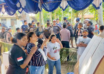 PSU di TPS 009 Sanggeng Hanya Diikuti 158 Pemilih Dari 514 DPT