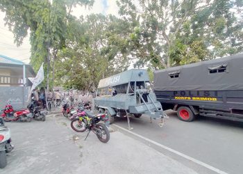 Polresta Terapkan Pengamanan Berlapis Kawal Pleno di Kantor KPU Manokwari