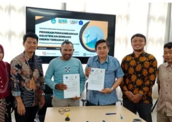 Politeknik Negeri Fakfak Dorong Pengembangan Kelistrikan Berbasis Energi Terbarukan di Kampung Andamata