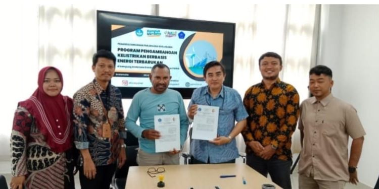 Politeknik Negeri Fakfak Dorong Pengembangan Kelistrikan Berbasis Energi Terbarukan di Kampung Andamata