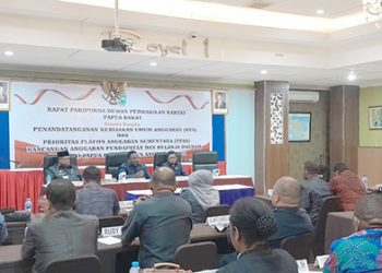 DPR Papua Barat dan Pemprov Sepakati KUA-PPAS Tahun 2025