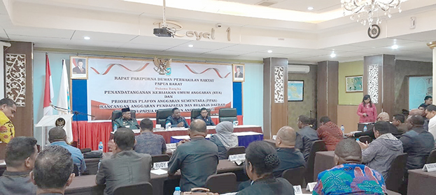 DPR Papua Barat dan Pemprov Sepakati KUA-PPAS Tahun 2025
