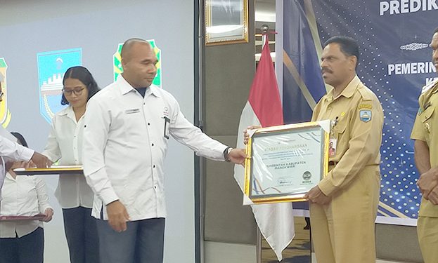 Pemda Pegaf Terbaik Ketiga se-Papua Barat Dalam Penyelenggaraan Kepatuhan Pelayanan Publik 2024