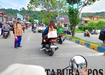 Sempat Jadi Sorotan, Marka Kejut Didepan SMPN 2 Manokwari Dibongkar
