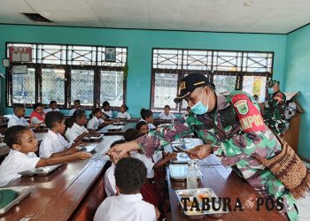 Kodim 1801/Manokwari Launching Pemberian MBG Bagi 6 Sekolah di Distrik Manokwari Timur