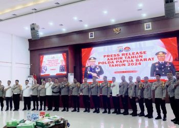 Kapolda Papua Barat Paparkan Capaian Kinerja Tahun 2024