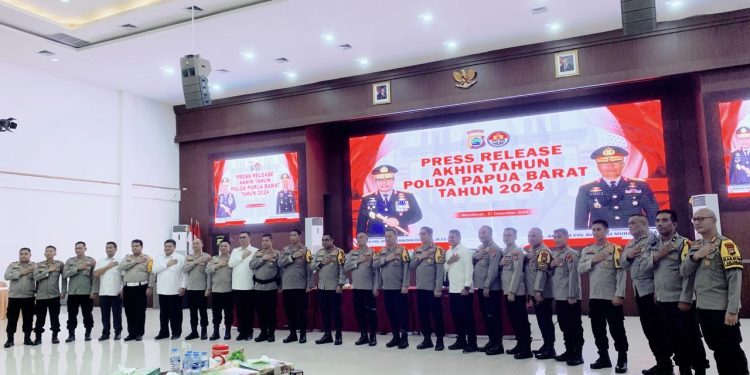 Kapolda Papua Barat Paparkan Capaian Kinerja Tahun 2024
