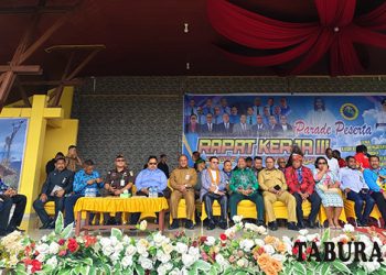 70 Klasis Parade Pembukaan Raker III Sinode GKI di Tanah Papua