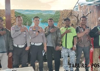 HUT ke-170 Pekabaran Injil, Satlantas Polresta Manokwari dan Pejasa Ojek Sepakat Wujudkan Kenyamanan