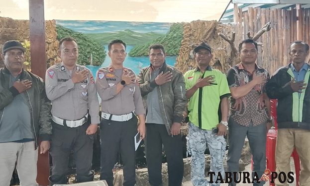 HUT ke-170 Pekabaran Injil, Satlantas Polresta Manokwari dan Pejasa Ojek Sepakat Wujudkan Kenyamanan