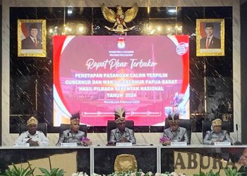 KPU Papua Barat Sahkan DoaMu Sebagai Gubernur dan Wagub Terpilih