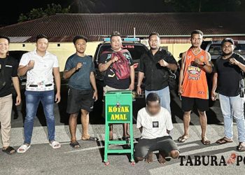 Buser Tangkap Pelaku Pembobolan Kotak Amal di Masjid Al-Falah Wosi