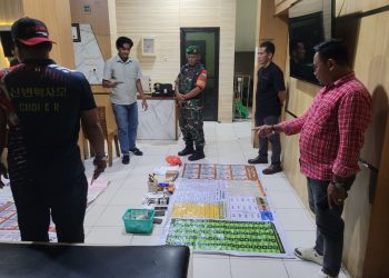 Grebek Lapak Judol, Anggota Kodim 1802/Sorong Ciduk 2 Pelaku