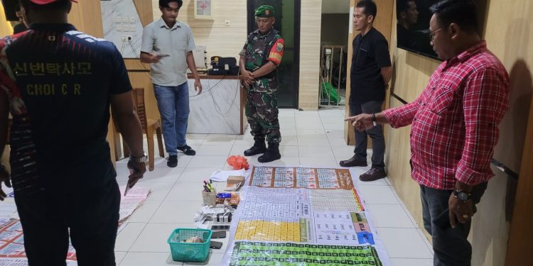 Grebek Lapak Judol, Anggota Kodim 1802/Sorong Ciduk 2 Pelaku