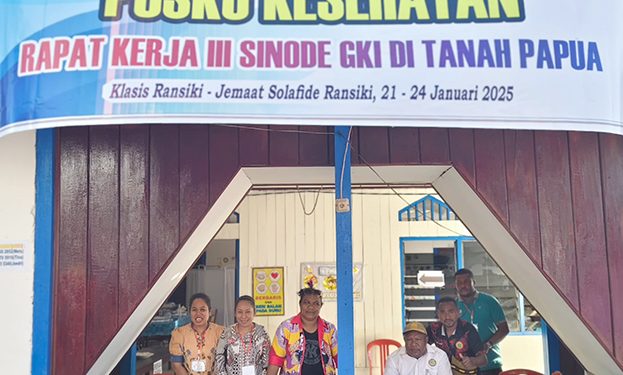 Dinkes Mansel Dirikan Posko Kesehatan Dukung Raker III Sinode GKI Di Tanah Papua